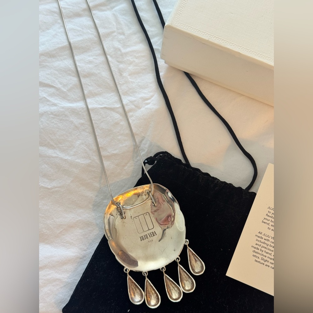 Petra Shell Necklace In Solid Sterling Silver - image 4